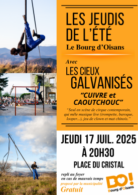 Jeudi du Bourg – Compagnie des Cieux Galvanisés – Copper and Rubber