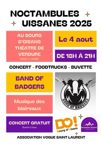 Noctambules Uissanes – Band of Badgers_Le Bourg-d’Oisans
