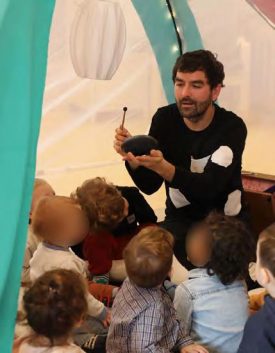 MUSICAL TALE “VOYAGE À DOS D’ESCARGOT” + “CHANSON D’ESCARGOT À REVISITER” WORKSHOP