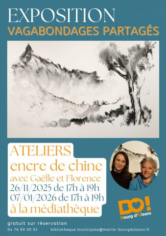 Chinese ink drawing workshops_Le Bourg-d’Oisans