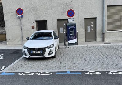 Borne de rechage pour véhicules électriques