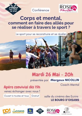 Health conference “Body and mind: how can we make them our allies in achieving our full potential through sport?_Le Bourg-d’Oisans