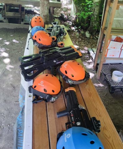 Laser game in the forest_Le Bourg-d’Oisans