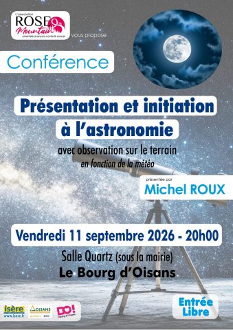CONFERENCE: Astronomy_Le Bourg-d’Oisans
