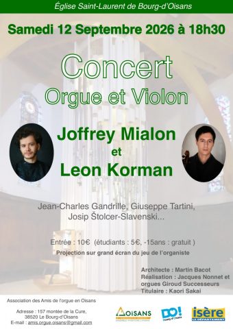Organ concert_Le Bourg-d’Oisans