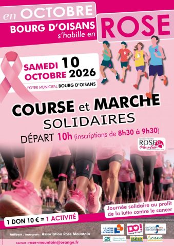 PINK OCTOBER – Charity Run and Walk_Le Bourg-d’Oisans