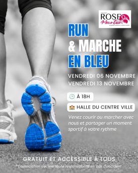 Run & Walk in BLUE