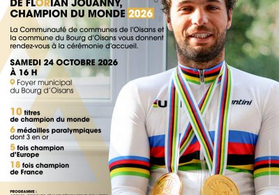 Welcome Ceremony for Florian Jouanny, 2026 World Champion