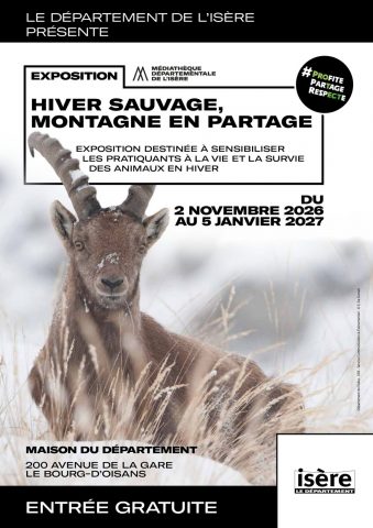 “Wild Winter” Exhibition: Sharing the Mountains_Le Bourg-d’Oisans